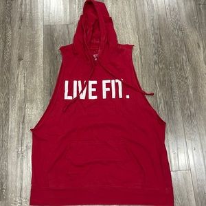 LVFT live fit cut off hoodie